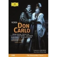 Don Carlo - Verdi - Plácido Domingo / Mirella Freni / James Levine - 2 DVD