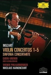 Gidon Kremer: Mozart - Violín Concertos 1 - 5 - Sinfonia Concertante (2 DVDs)