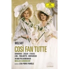 Cosi Fan Tutte - Mozart: Nikolaus Harnoncourt / Wiener Philharmoniker / Edita Gruberová / Ferrucio Furlanetto (2 DVDs)