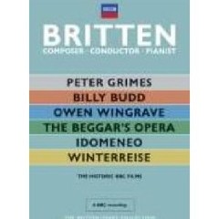 Benjamin Britten - Grimes, Budd, Wingrave, Idomeneo, Winterreise - The Historic BBC Films - The Beggar´s Opera - 6 DVD