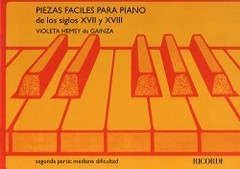 Piezas fáciles para piano de los siglos XVII y XVII - Segunda parte