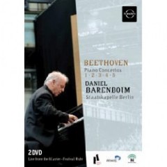 Daniel Barenboim: Beethoven Piano Concertos 1, 2, 3, 4, 5 (2 DVDs)