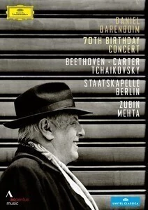 Daniel Barenboim: 70th Birthday Concert - Beethoven, Carter, Tchaikovsky - Dir. Zubin Mehta - DVD