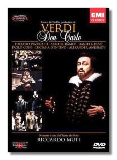 Don Carlo - Verdi - Luciano Pavarotti / Dir. Riccardo Muti - 2 DVD