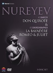 Nureyev: Don Quixote & como coreógrafo: La Bayadere, Romeo & Juliet (Box set 3 DVDs)