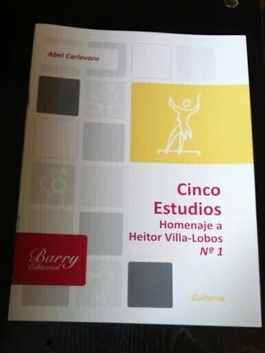 Abel Carlevaro - Cinco estudio - Homenaje a Heitor Villa-Lobos N° 1 - Partituras (guitarra)