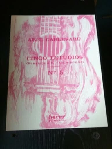 Abel Carlevaro - Cinco estudios - Homenaje a Heitor Villa-Lobos N° 5 - Partituras (guitarra)