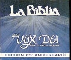 Vox Dei: La Biblia según Vox Dei - 1986 en Vivo en el Ópera - CD