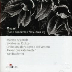 Martha Argerich: Mozart - Piano Concertos N° 20 & 25 - CD
