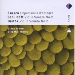 Gidon Kremer: Enescu: Impressions d´enfance / Schlhoff: Violín Sonata Nº 2 / Bartok: Violín Sonata Nº 2 - CD