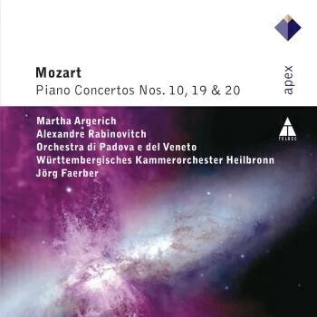 Martha Argerich / Alexandre Rabinovitch: Mozart - Piano Concertos Nros. 10, 19 & 20 - CD