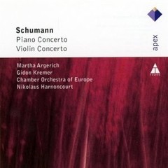 Gidon Kremer & Martha Argerich: Schumann - Piano Concerto - Violín Concerto - CD