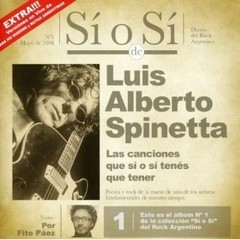 Luis Alberto Spinetta; Sí o sí - Diario del rock argentino - CD