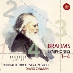 David Zinman: Brahms - Symphonies 1 - 4 (3 CDs)