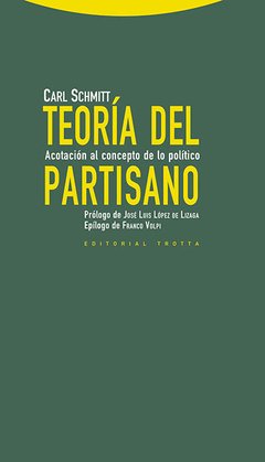 Teoría del partisano - Carl Schmitt - Libro