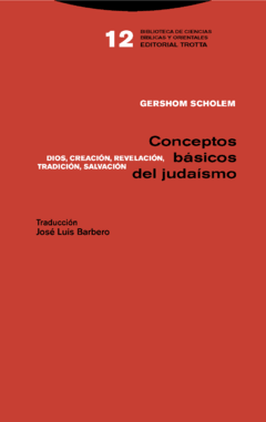 Conceptos básicos del judaismo - Gershom Scholem - Libro