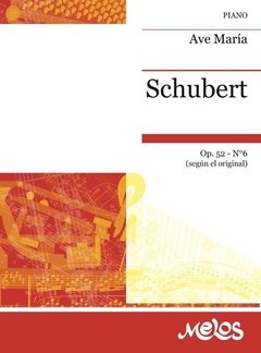 Ave María - en si bemos mayor - Franz Schubert - ( Partitura p/ canto y piano )