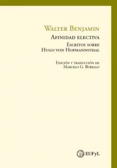 Afinidad electiva - Walter Benjamin - Libro