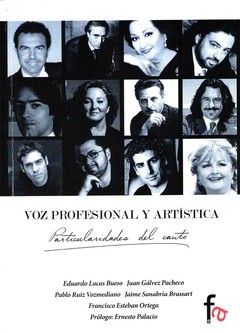 Vos profesional y artística. Particularidades del canto - Libro