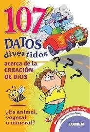 107 datos divertidos acerca de la creación de Dios - Snyder - Libro