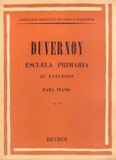 Escuela primaria Op. 176 - Jean I. Duvernoy - Libro ( Partituras )