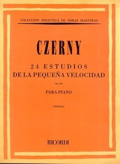 Czerny - 24 estudios de la pequeña velocidad Op. 636 - Libro