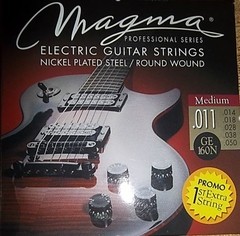 Cuerdas para guitarra eléctrica - MAGMA - GE160N - Nickel Plate Steel 011 Medium