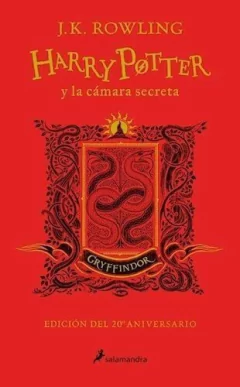 Harry Potter y La Camara Secreta - Gryffindor - Edición del 20 aniversario - Libro