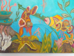Alejandra Viterbori - Del fondo del mar (Óleo)