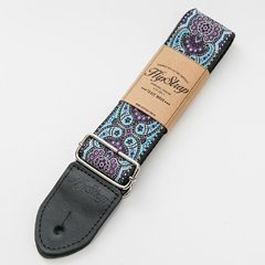 Correa para guitarra y bajo Kashmir Turquoise ( HipStrap )