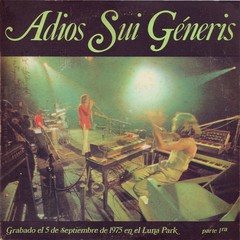 Sui Géneris - Adios Sui Géneris Parte 1ra. - Vinilo