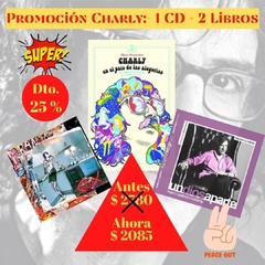 Charly García - 1 CD + 2 Libros (Promoción Cyber Noviembre)