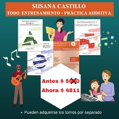 Susana Castillo - Entrenamiento 1, 2 y 3 + Práctica auditiva ( 4 Libros )