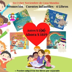 Cuentos infantiles - 4 Libros - Promoción Cyber Noviembre