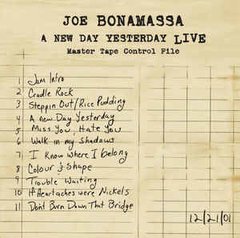 Joe Bonamassa - A new say yesterday live - Vinilo