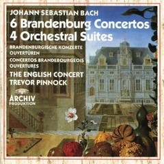 6 Brandenburg Concertos - 4 Orchestral Suites - Trevor Pinnok / The English Concert ( Set 3 CDs )