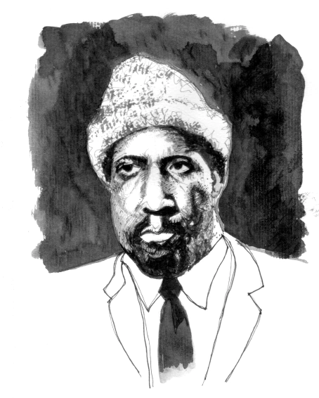 Thelonious Monk - Hernán Merlo - Dibujo