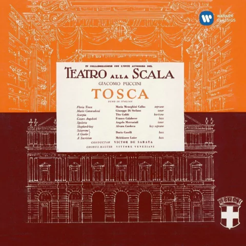 Tosca - Puccini - Maria Callas / Teatro alla Scala di Milano / Dir. Víctor de Sabata ( 2 CD )