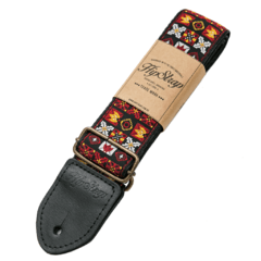 Correa para guitarra y bajo Woodstock Red ( HipStrap )