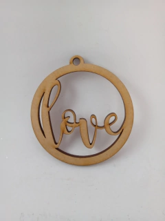 Adorno esfera Love 7 cm