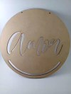 Cartel Amor 20 cm