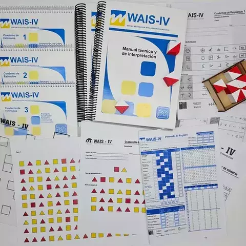 WAIS IV + CUBOS PLÁSTICOS
