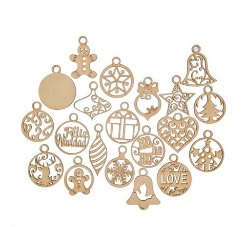 BOLAS CALADAS ADORNO NAVIDAD X40 FIBROFÁCIL (ENTRE 5x8 Y 8x8 CM)