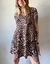 VESTIDO MANGUITAS LEOPARDO - GOD BLESS