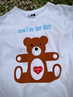 Imagen de REMERA UNISEX TOO NICE BLANCA COTTON