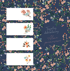24 Tarjetas Dedicatoria/regalo ALMA PRIMAVERA