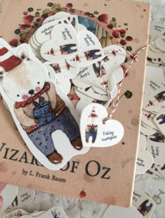 Pack 20 CORAZONES FELIZ CUMPLE oso