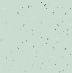 Gabardina 100 x 160 cm. "Hojitas menta"