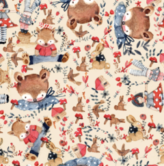 Gabardina 100 x 160 cm. "oso jose"