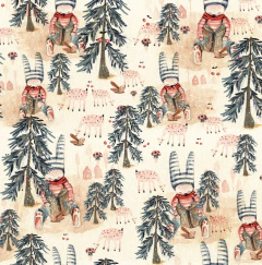Gabardina 100 x 160 cm. "Nona bosque"